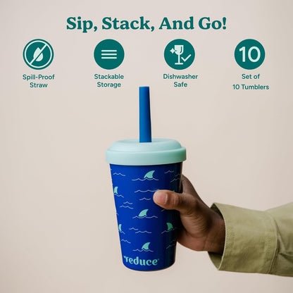 Kids Spill-Proof Tumbler Cups