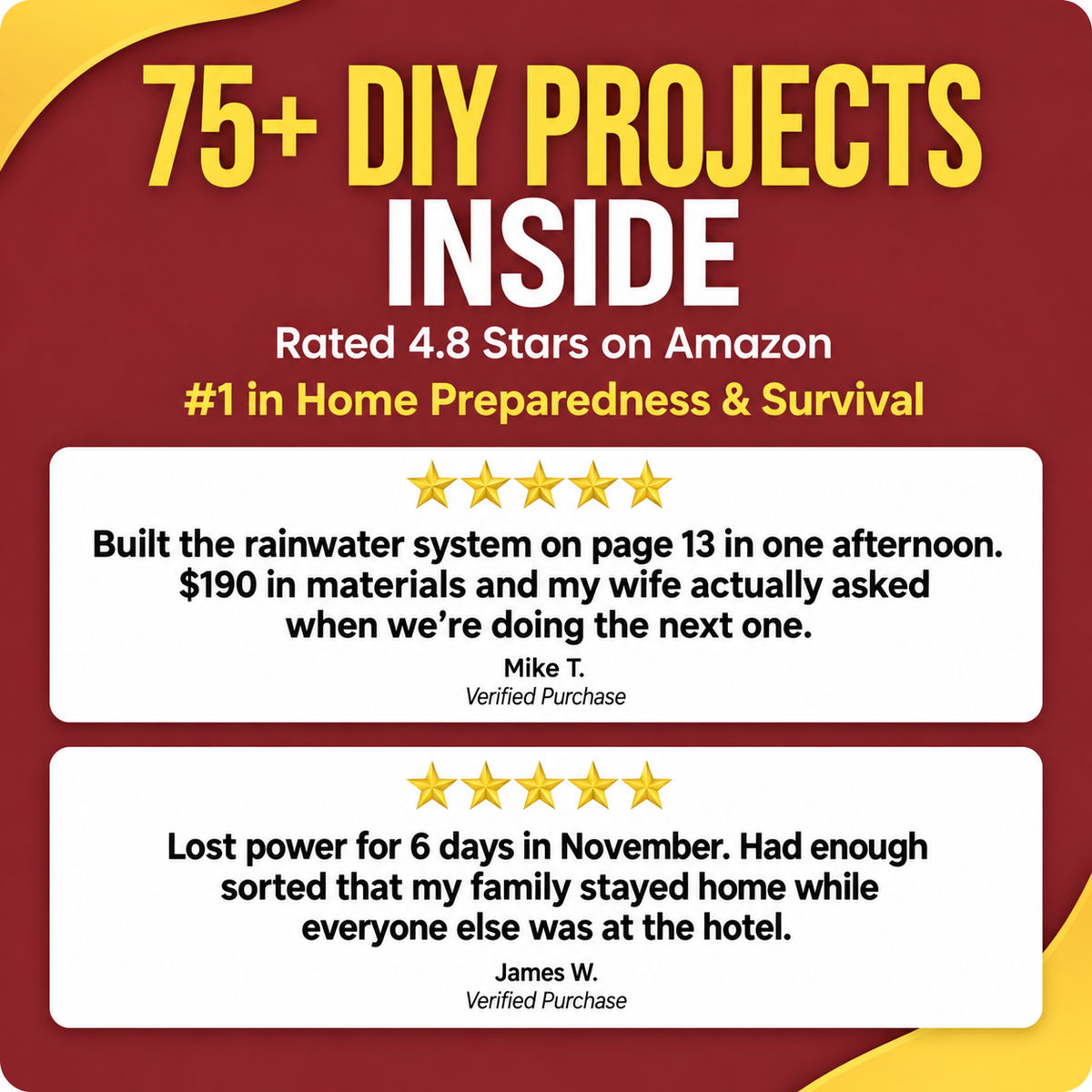 Off Grid Survival 75+ DIY Projects Guide