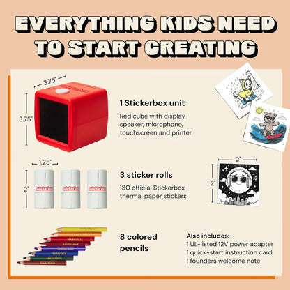 AI Voice-Powered Mini Sticker Maker