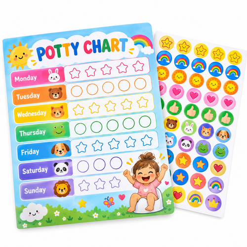 Potty Training Stickers & Tracker