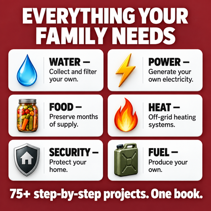 Off Grid Survival 75+ DIY Projects Guide