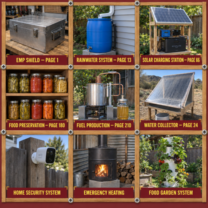 Off Grid Survival 75+ DIY Projects Guide
