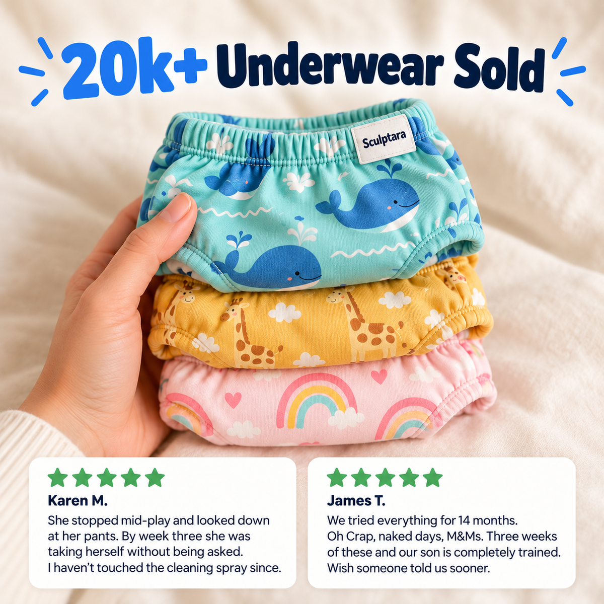 Sculptara™ Potty Training Underwear