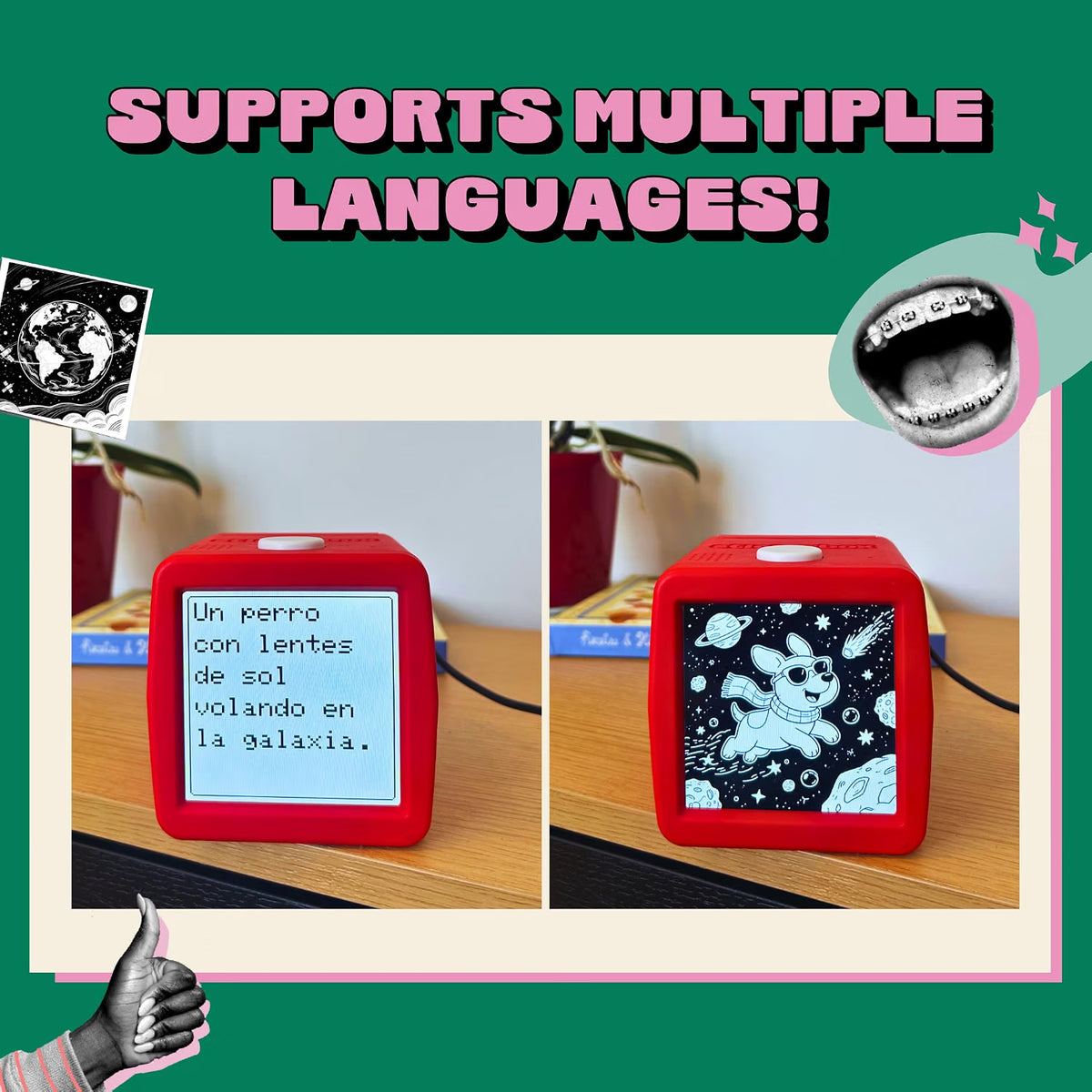 AI Voice-Powered Mini Sticker Maker
