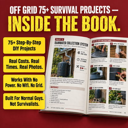 Off Grid Survival 75+ DIY Projects Guide
